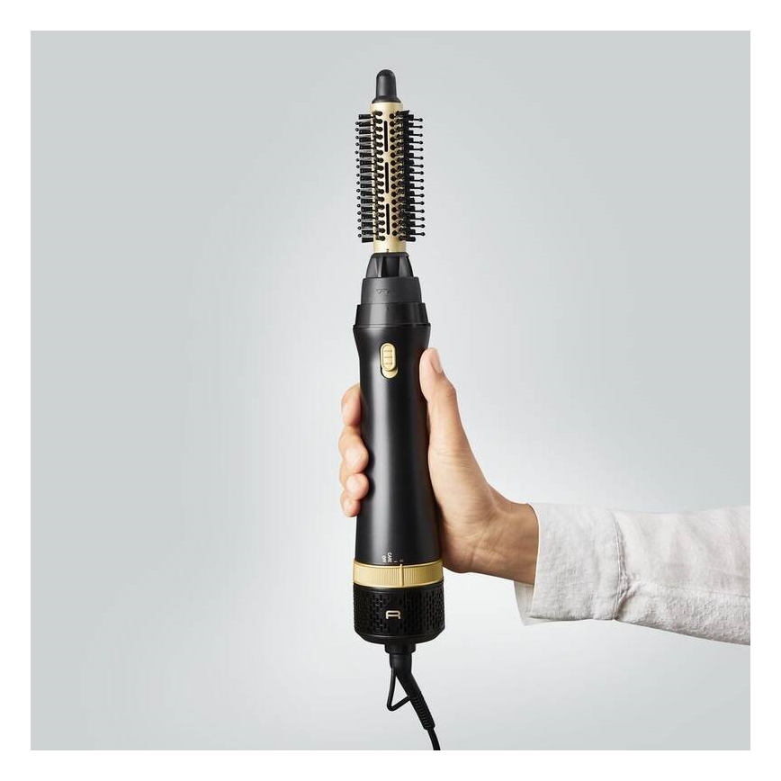Rowenta - Escova de ar quente EXPRESS STYLE 800W/230V preto/dourada