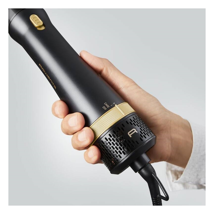 Rowenta - Escova de ar quente EXPRESS STYLE 800W/230V preto/dourada