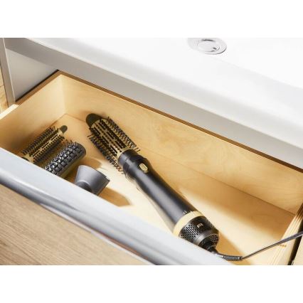 Rowenta - Escova de ar quente EXPRESS STYLE 800W/230V preto/dourada