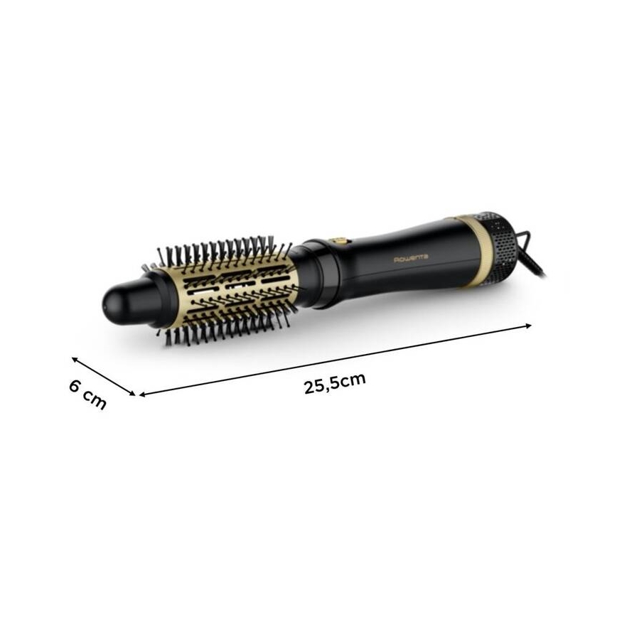 Rowenta - Escova de ar quente EXPRESS STYLE 800W/230V preto/dourada