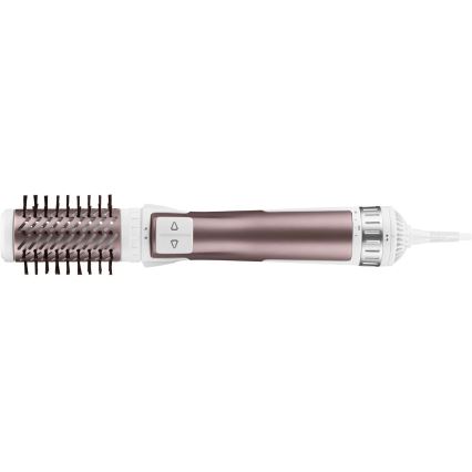 Rowenta - Escova rotativa para o cabelo PREMIUM CARE 1000W/230V rosa/branco