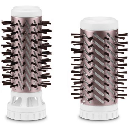 Rowenta - Escova rotativa para o cabelo PREMIUM CARE 1000W/230V rosa/branco