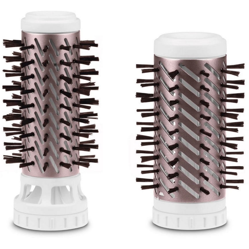 Rowenta - Escova rotativa para o cabelo PREMIUM CARE 1000W/230V rosa/branco