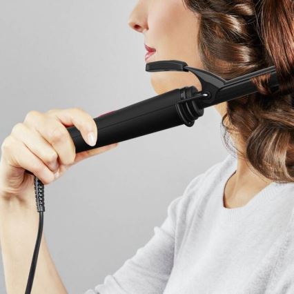 Rowenta - Ferro de frisar CURLING TONG BASIC 25W/230V preto