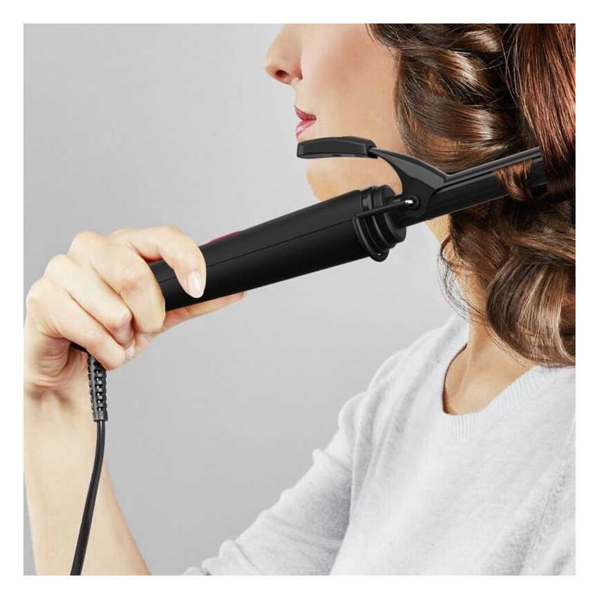 Rowenta - Ferro de frisar CURLING TONG BASIC 25W/230V preto