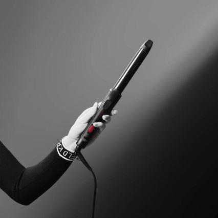 Rowenta - Ferro de frisar KARL LAGERFELD 47W/230V preto