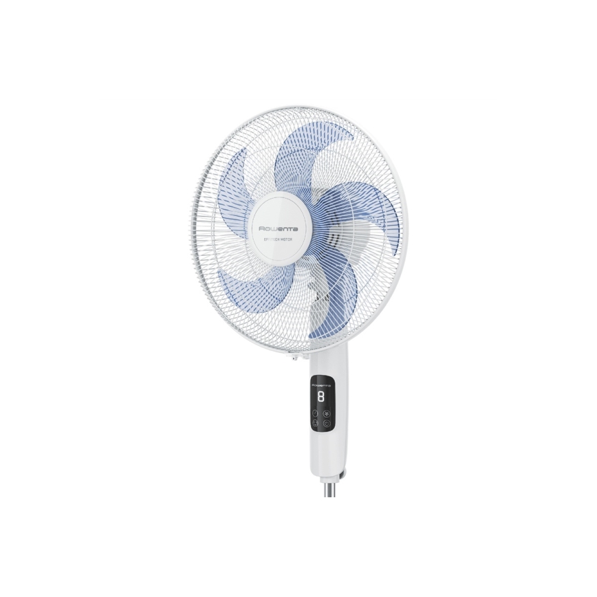 Rowenta - Ventilador de pé TURBO SILENCE 55 W/230 V 147 cm branco + controlo remoto