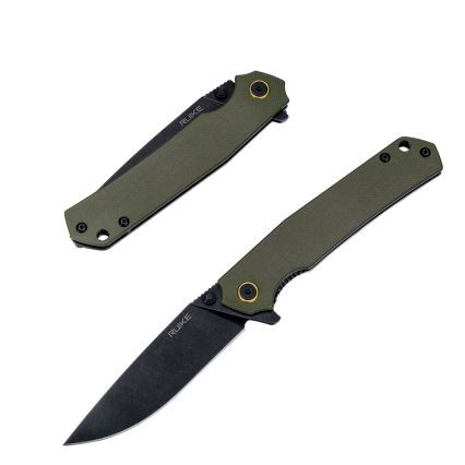 Ruike RUP801G - Canivete dobrável 20 cm verde