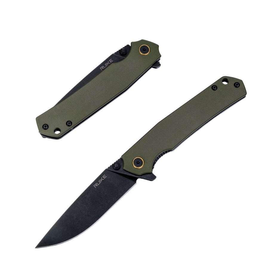 Ruike RUP801G - Canivete dobrável 20 cm verde