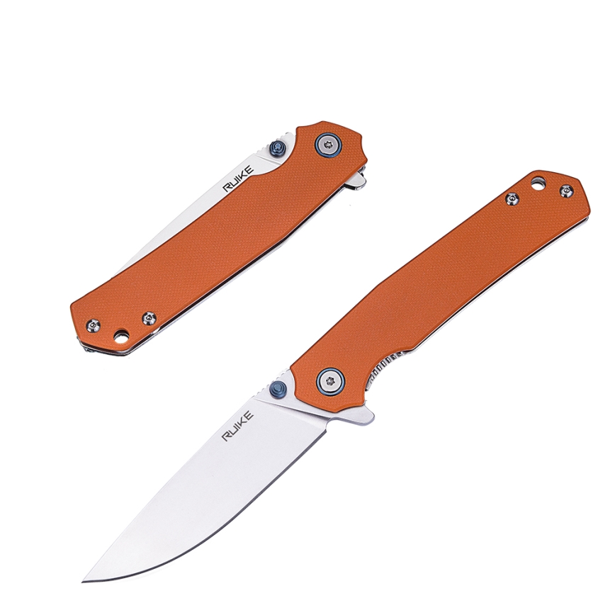 Ruike RUP801J - Canivete dobrável 20 cm laranja