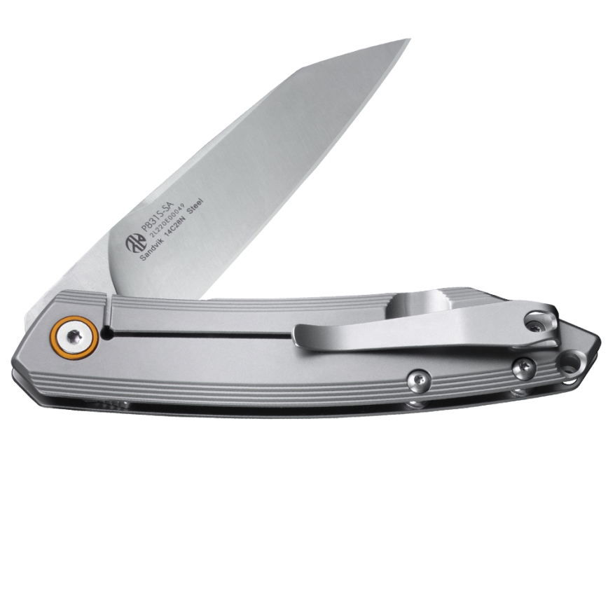 Ruike RUP831SSA - Faca compacta dobrável 19,5 cm prateado
