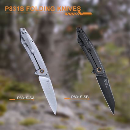 Ruike RUP831SSB - Faca compacta dobrável 19,5 cm preto