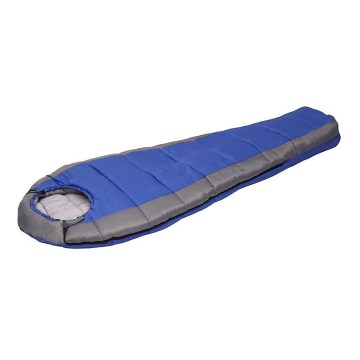 Saco-cama tipo múmia -5°C azul/cinzento