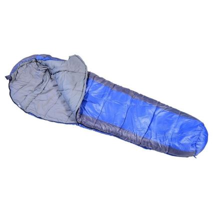 Saco-cama tipo múmia -5°C azul/cinzento