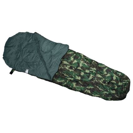 Saco de cama camuflagem múmia