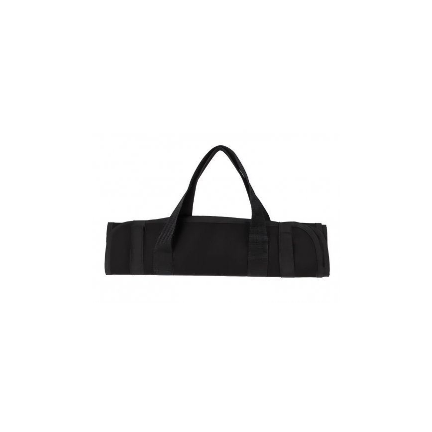 Saco para lenha de lareira 100x45 cm preto
