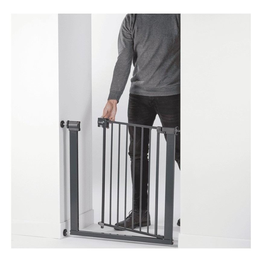 Safety 1st - Barreira de segurança EASY CLOSE cinzento