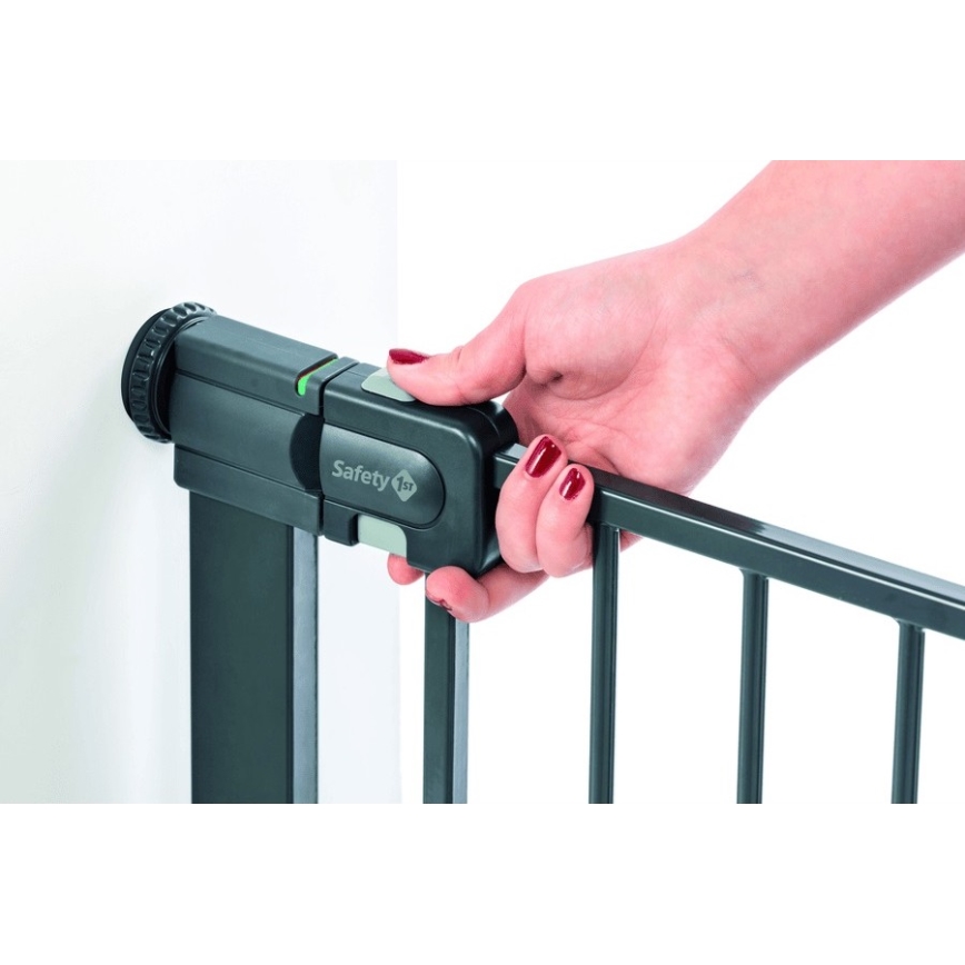 Safety 1st - Barreira de segurança EASY CLOSE cinzento
