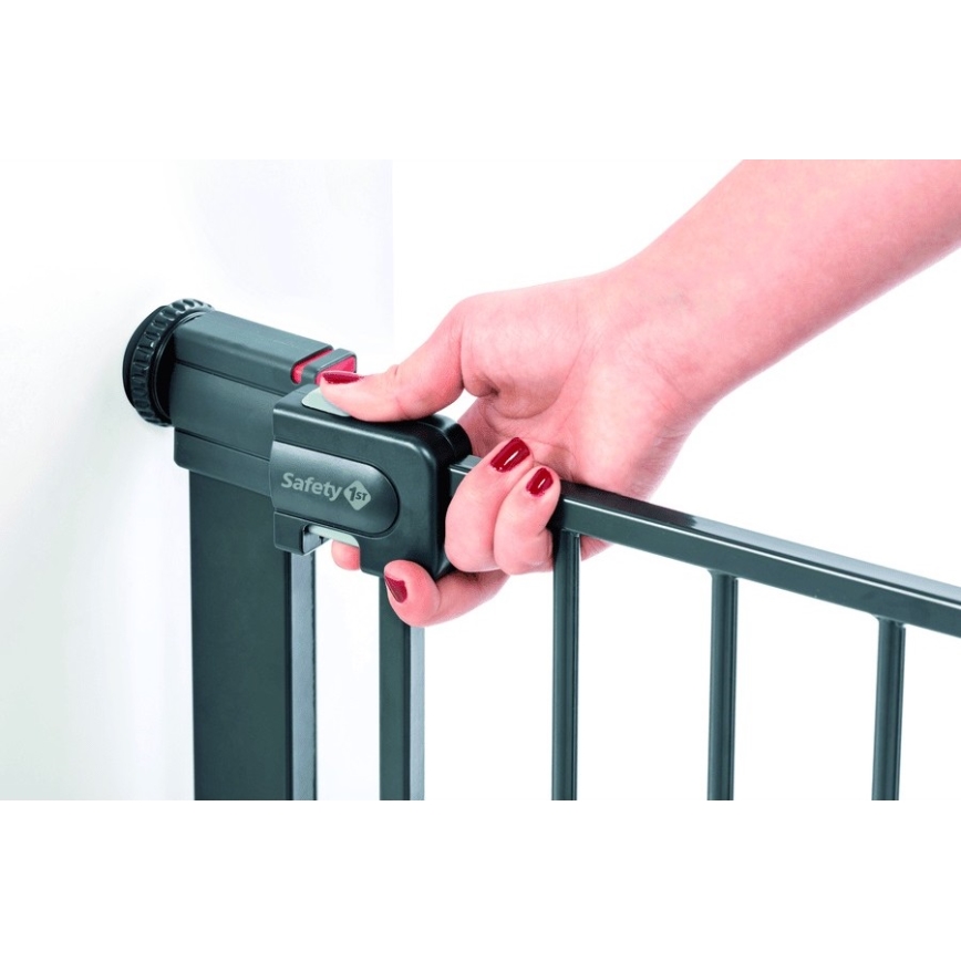 Safety 1st - Barreira de segurança EASY CLOSE cinzento
