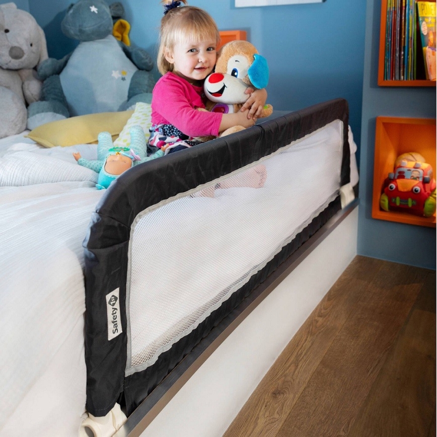 Safety 1st - Barreira de segurança para cama de viagem preto