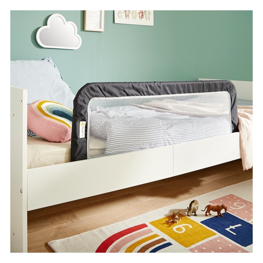 Safety 1st - Barreira de segurança para cama de viagem preto
