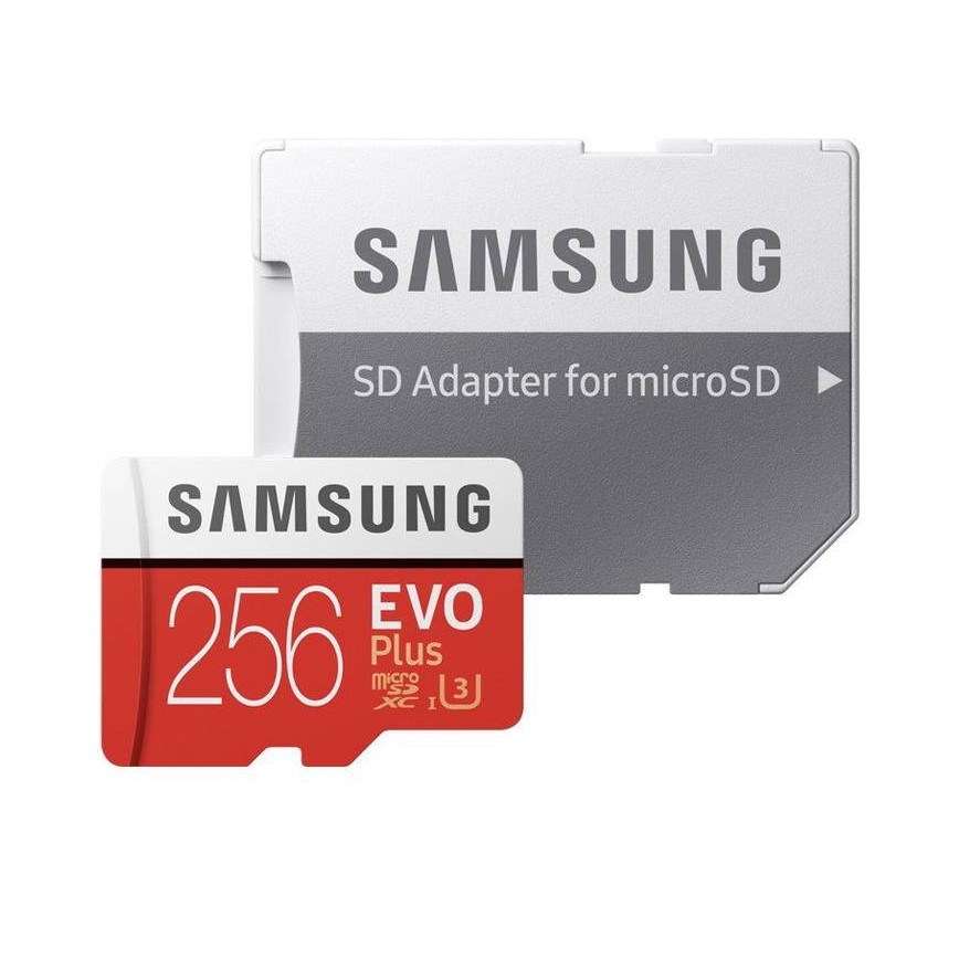 Samsung - MicroSDXC 256GB EVO+ U3 100MB/s + adaptador SD