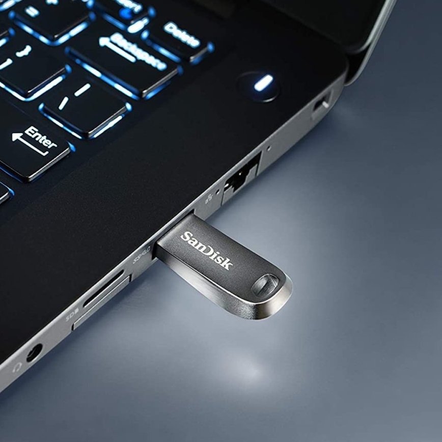 Sandisk - Metal Flash Drive Ultra Luxe USB 3.0 256GB