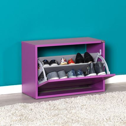 Sapateira 42x60 cm roxo