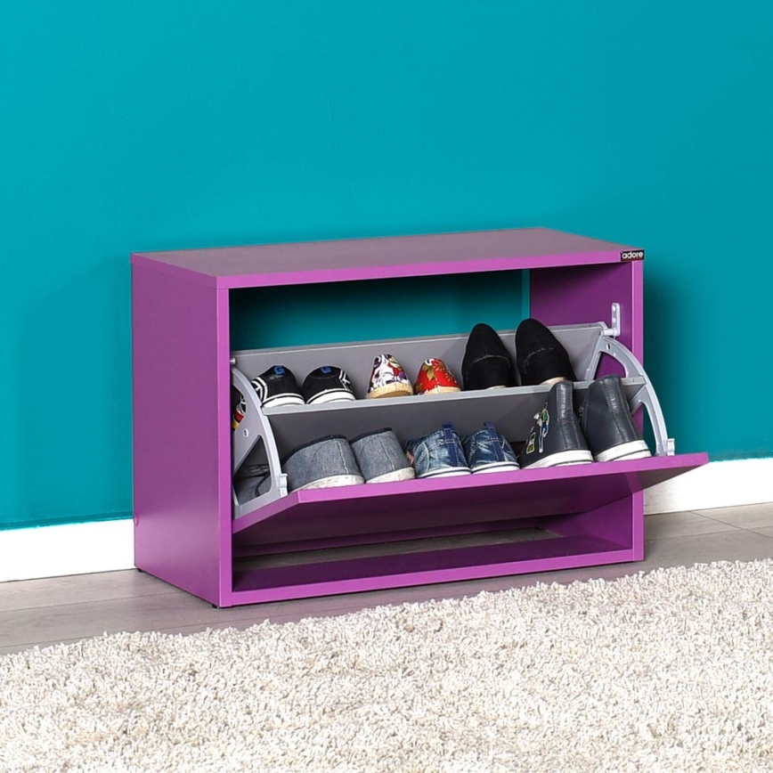 Sapateira 42x60 cm roxo
