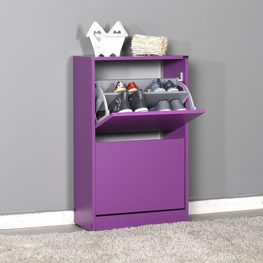 Sapateira 84x51 cm roxo