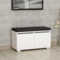 Sapateira DRAGO 42x80 cm branco/preto