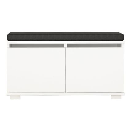 Sapateira DRAGO 42x80 cm branco/preto