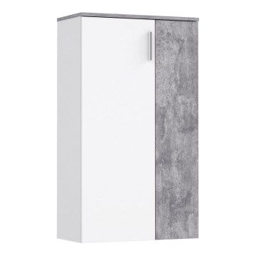 Sapateira ETON branco/cinzento betão