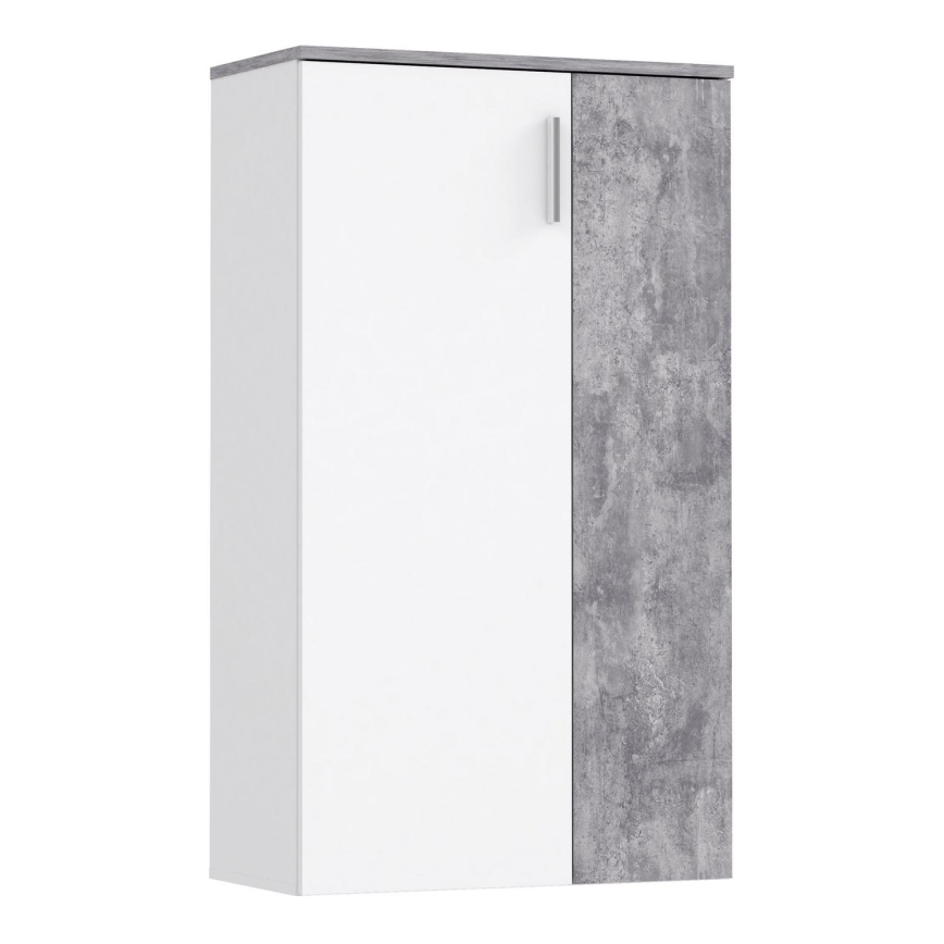 Sapateira ETON branco/cinzento betão