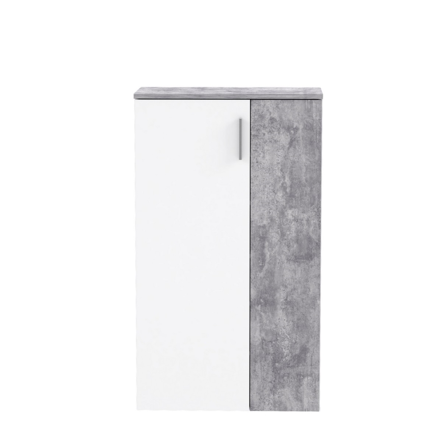Sapateira ETON branco/cinzento betão