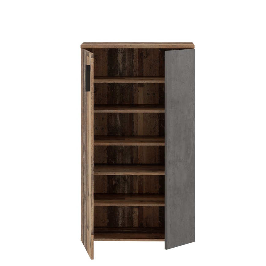 Sapateira ETON castanha/antracite