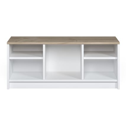 Sapateira LONDON 100x35 cm branco/bege