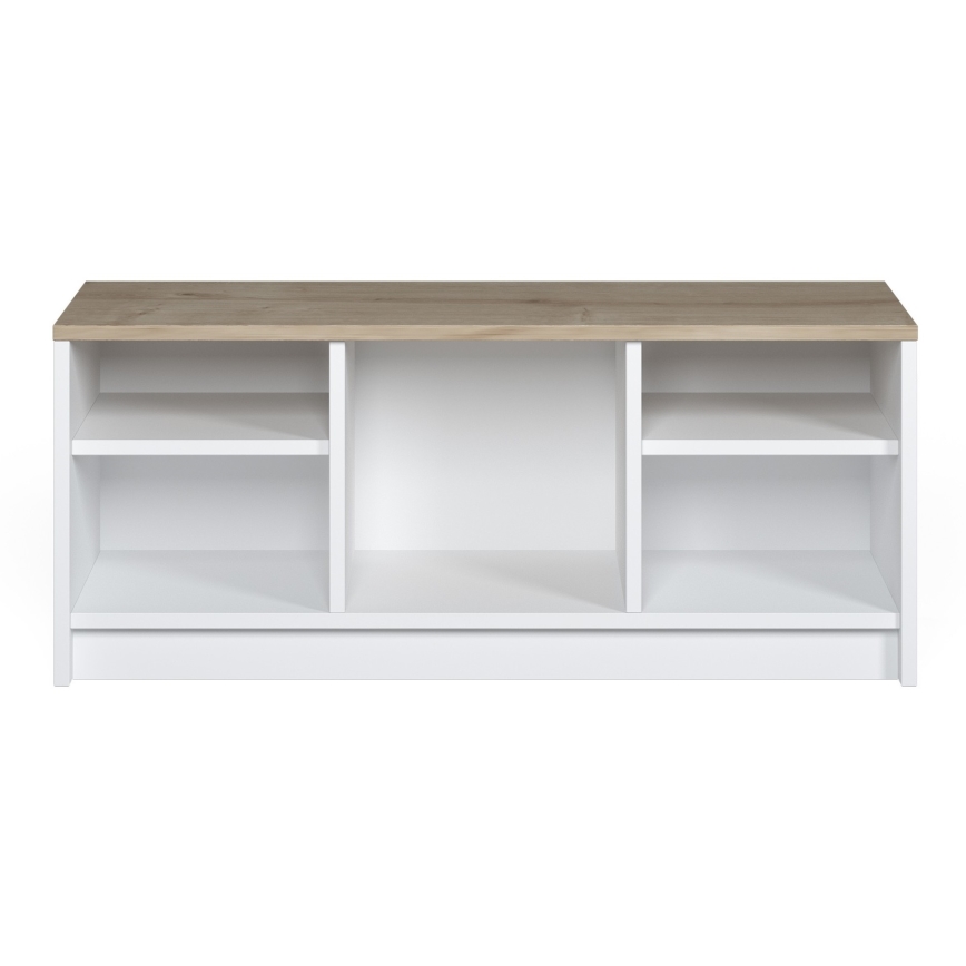 Sapateira LONDON 100x35 cm branco/bege
