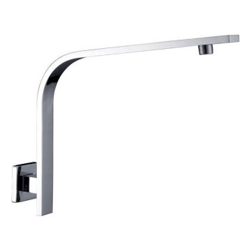 Sapho - Braço de chuveiro angular 33 cm cromado brilhante