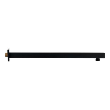 Sapho - Braço de chuveiro angular 40 cm mate preto