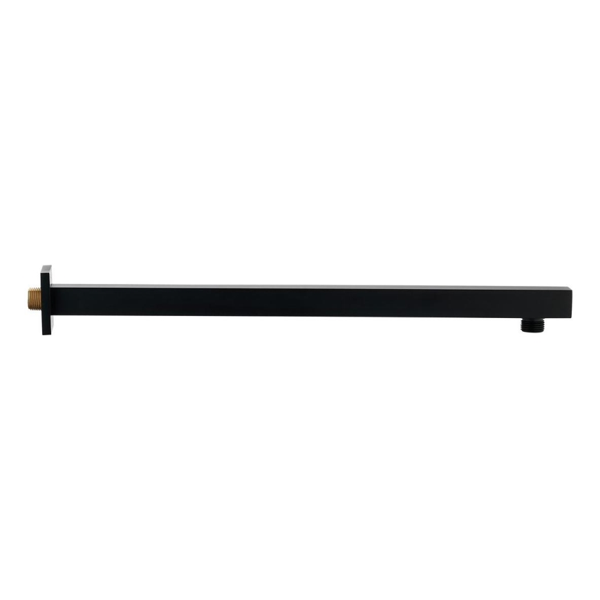 Sapho - Braço de chuveiro angular 40 cm mate preto