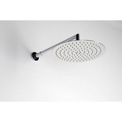 Sapho - Braço de chuveiro redondo 38 cm cromado brilhante
