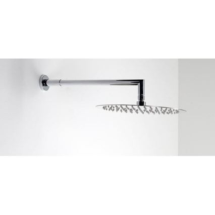 Sapho - Braço de chuveiro redondo 38 cm cromado brilhante
