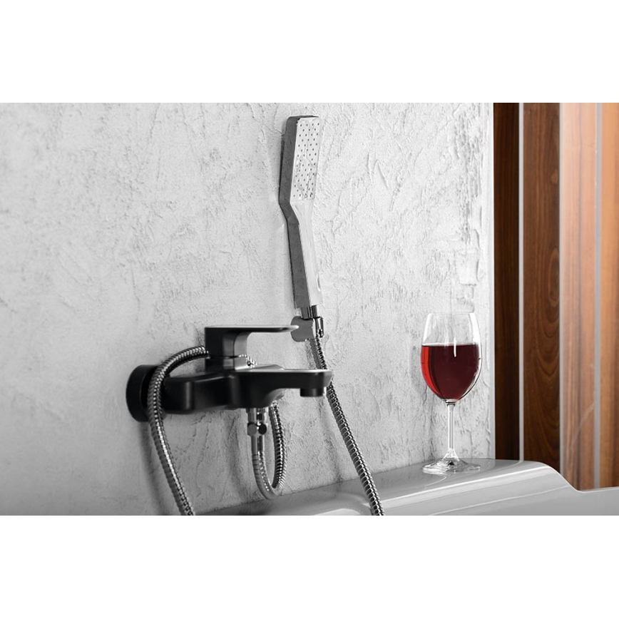 Sapho - Chuveiro de mão com sistema de limpeza automática cromado brilhante