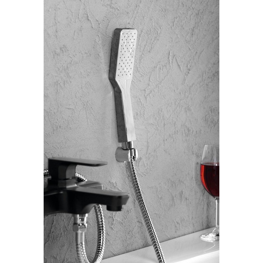 Sapho - Chuveiro de mão com sistema de limpeza automática cromado brilhante
