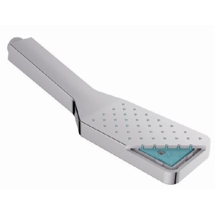 Sapho - Chuveiro de mão com sistema de limpeza automática cromado brilhante