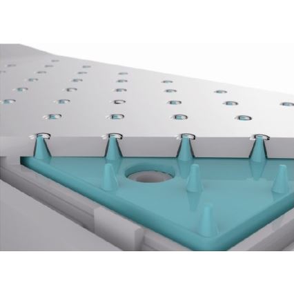 Sapho - Chuveiro de mão com sistema de limpeza automática cromado brilhante