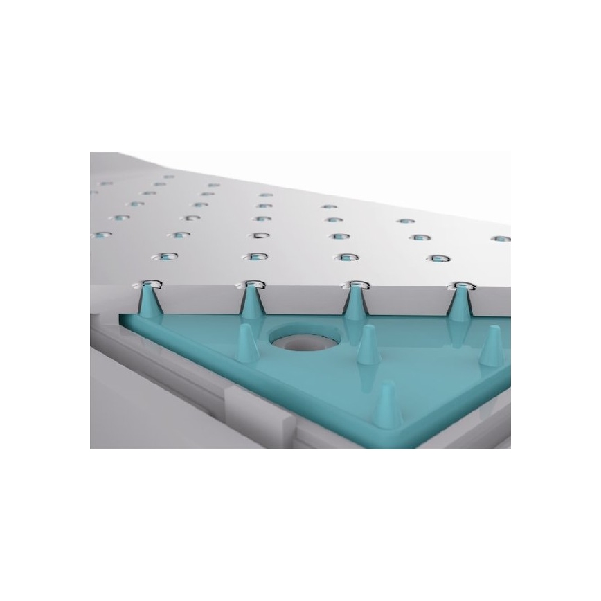Sapho - Chuveiro de mão com sistema de limpeza automática cromado brilhante
