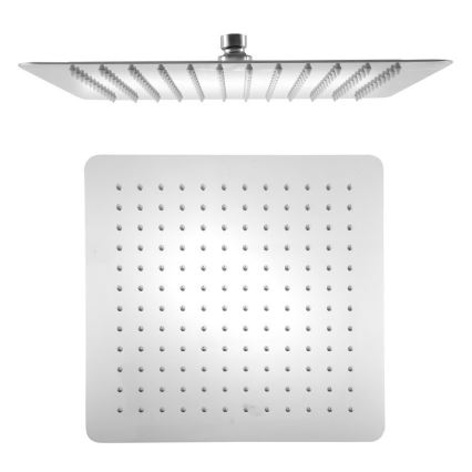Sapho - Chuveiro de teto SLIM 30x30 cm polido aço inoxidável