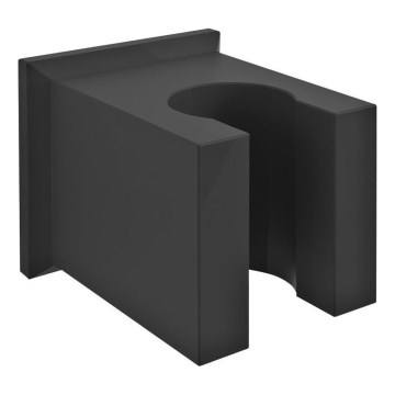 Sapho - Suporte de duche fixo angular/mate preto